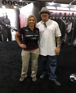 Jen Blake with Jesse James